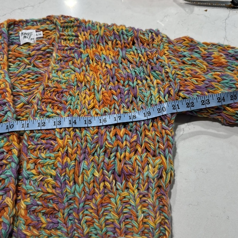 Princess Polly Multicolor Knit Jacket/Sweater - Picture 8 of 9